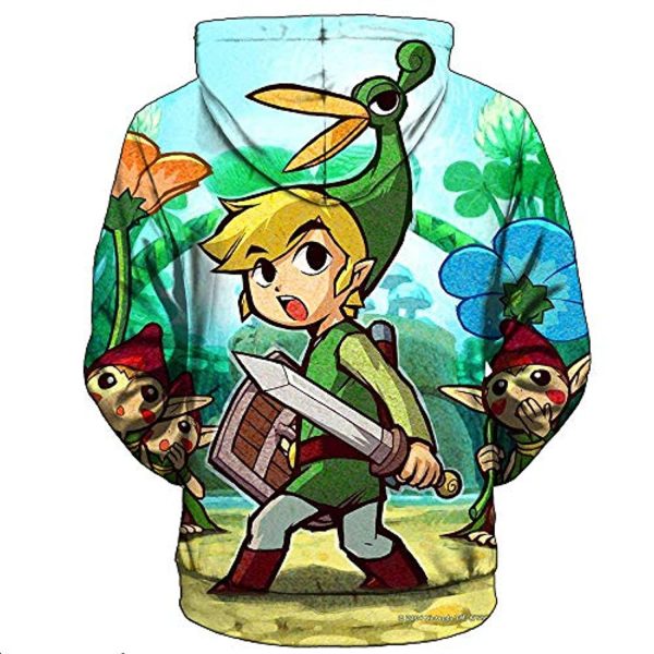 The Legend of Zelda Hoodie - 3D Print Hooded Pullover