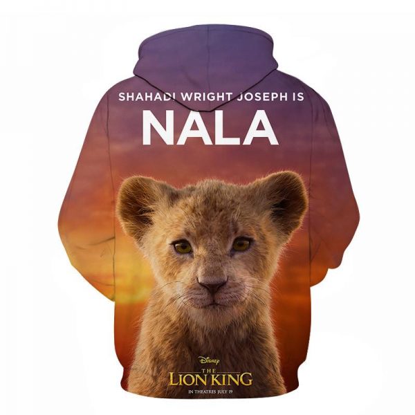 The Lion King 3D Hoodies - Anime Hooded Pullover Sweatshirts