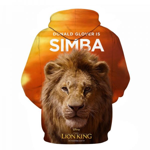 The Lion King 3D Hoodies - Anime Hooded Pullover Sweatshirts