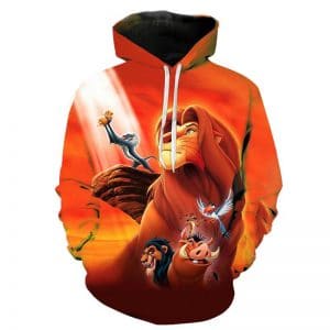 The Lion King 3D Hoodies - Anime Hooded Pullover Sweatshirts