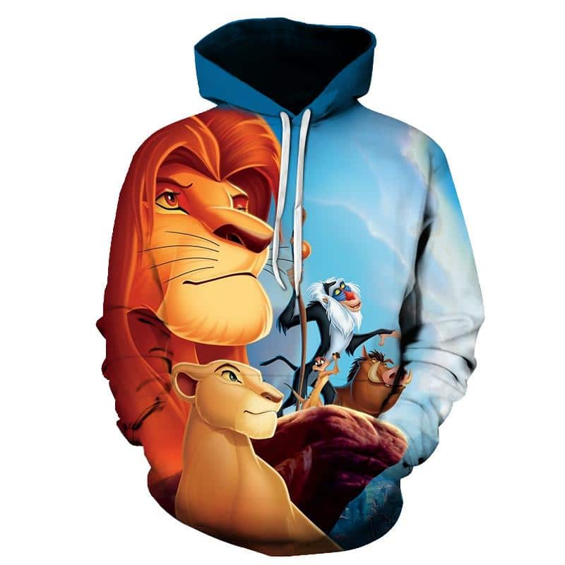 The Lion King 3D Printed Hooded Sweatshirts Hoodie