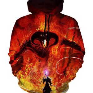 The Lord of The Rings Hoodies - Pullover Red Hoodie