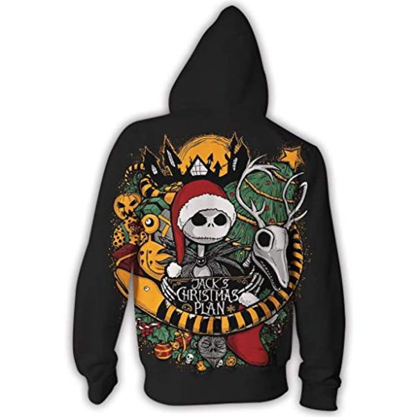 The Nightmare Before Christmas 3D Printed Hoodie