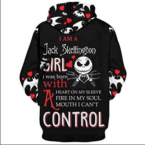 The Nightmare Before Christmas 3D Printed Pullover Hoodie