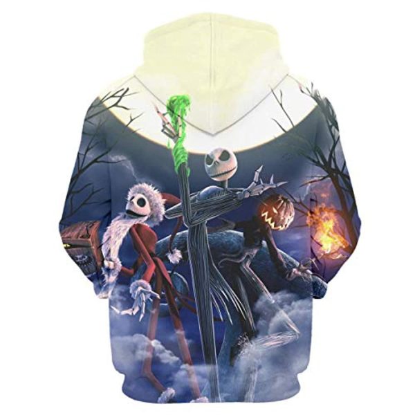 The Nightmare Before Christmas 3D Printed Pullover Hoodie