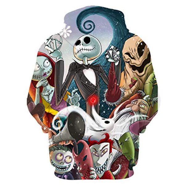 The Nightmare Before Christmas 3D Printed Sports Hoodie