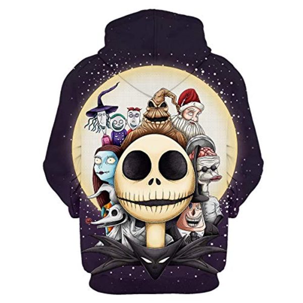 The Nightmare Before Christmas 3D Printing Hoodie