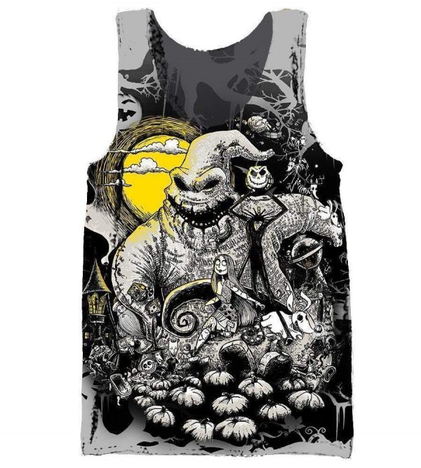 The Nightmare Before Christmas Hoodies - Pullover Black Hoodie