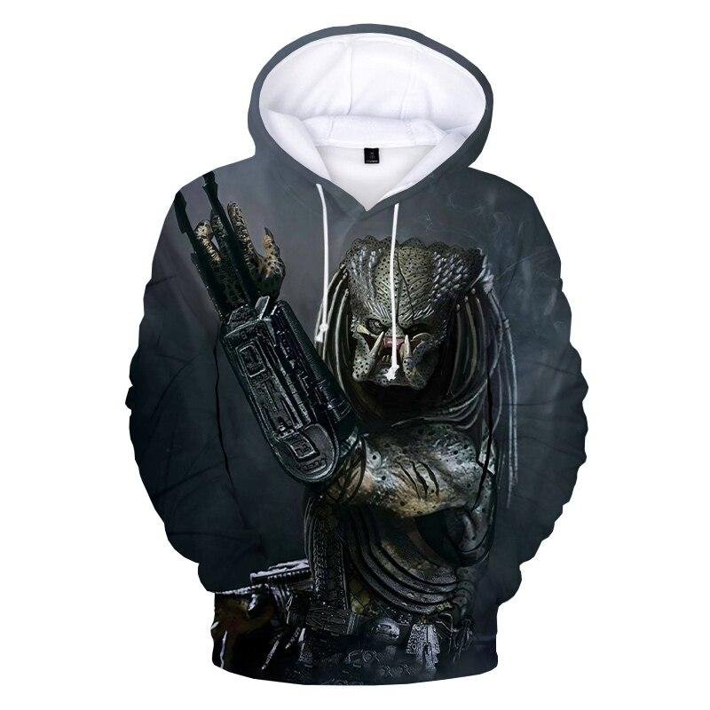 The Predator 3D Print Hoodie Sweatshirts - Fashion Casual Pullover