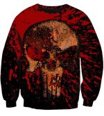 The Punisher Hoodies - Pullover Red Hoodie