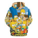The Simpsons Hoodies - Unisex 3D Printed Hoodie Pullover Sweatshirt with Pocket