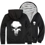The Skeleton Man Jackets - Solid Color Skeleton Man Series Super Cool Fleece Jacket