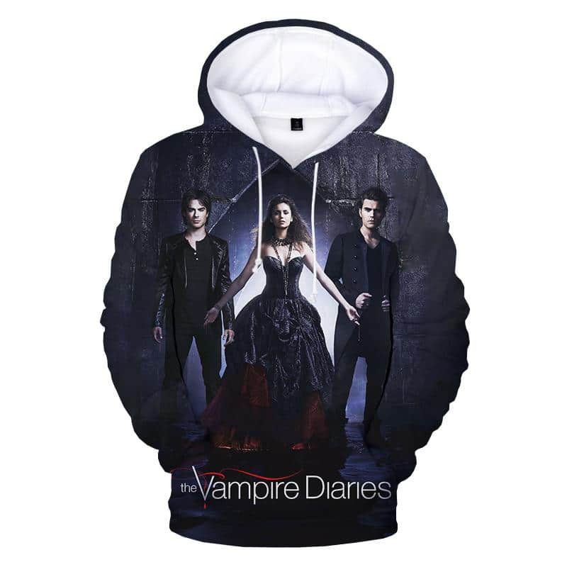 The Vampire Diaries 3D Printed Hoodies - Horror Movie Hooded Pullover