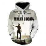 The Walking Dead 3D Printed Hooded Sweatshirts - Casual Hoodies Pullover Jacket