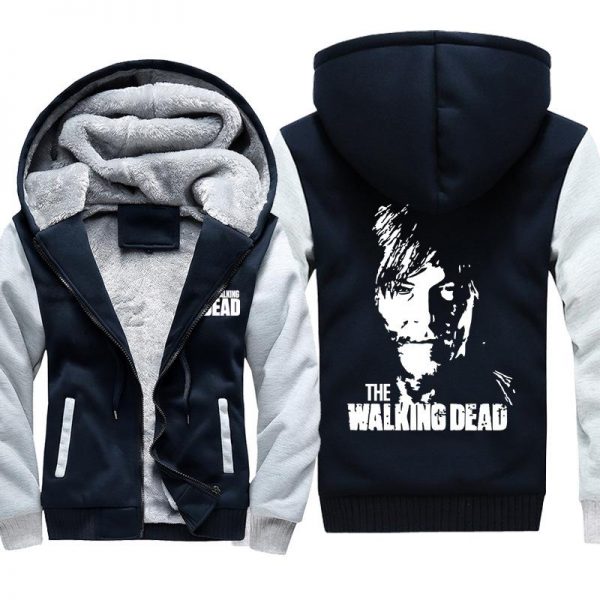 The Walking Dead Jackets - Solid Color The Walking Dead Archer Dari Icon Fleece Jacket