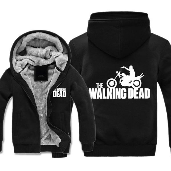 The Walking Dead Jackets - Solid Color The Walking Dead Archer Icon Fleece Jacket