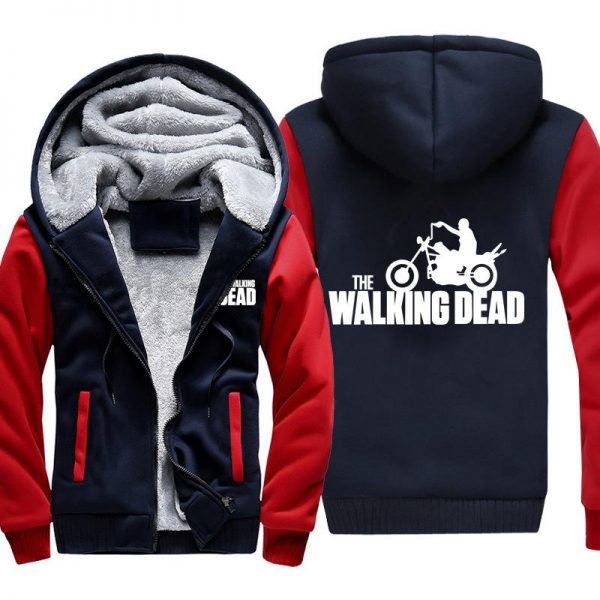 The Walking Dead Jackets - Solid Color The Walking Dead Archer Icon Fleece Jacket