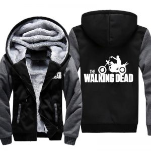 The Walking Dead Jackets - Solid Color The Walking Dead Archer Icon Fleece Jacket