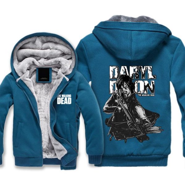 The Walking Dead Jackets - Solid Color The Walking Dead Daryl Dixon Icon Fleece Jacket