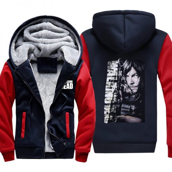 The Walking Dead Jackets - Solid Color The Walking Dead Daryl Dixon Icon Super Cool Fleece Jacket