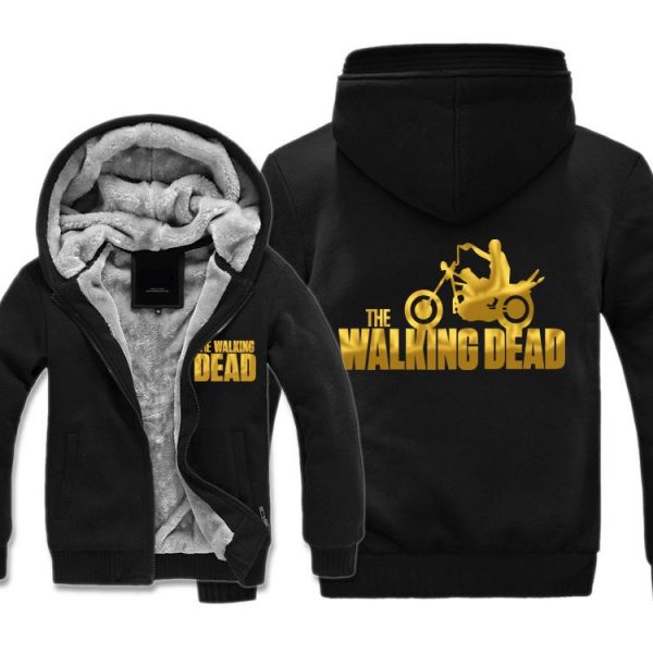The Walking Dead Jackets - Solid Color The Walking Dead Luminous Icon Fleece Jacket
