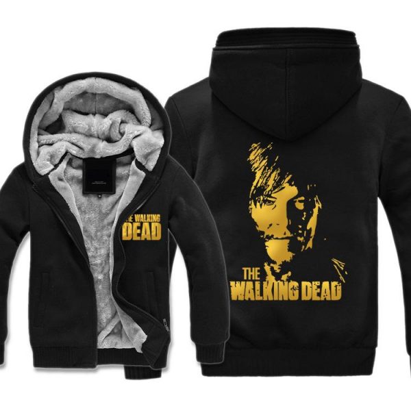 The Walking Dead Jackets - Solid Color The Walking Dead Movie Daryl Dixon Icon Fleece Jacket