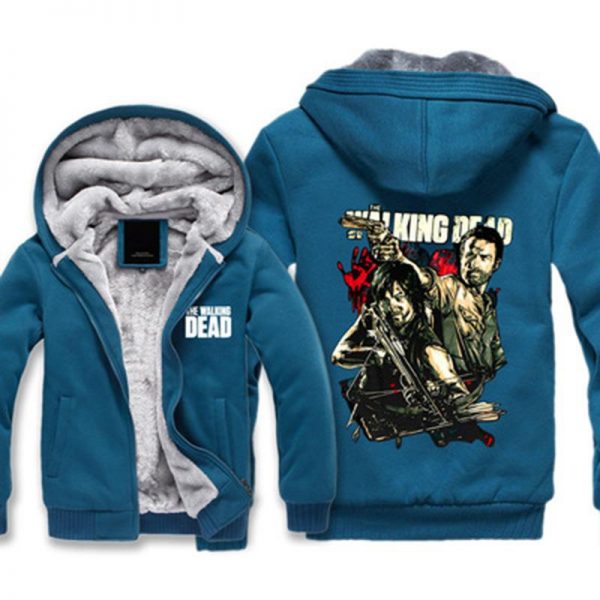 The Walking Dead Jackets - The Walking Dead Series Archer Super Cool Fleece Jacket
