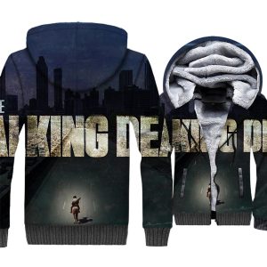 The Walking Dead Jackets - The Walking Dead Series Season 1 Rick Poster Super Cool 3D Fleece Jacket