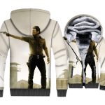 The Walking Dead Jackets - The Walking Dead Series Season 3 Rick Grimes Icon Super Cool 3D Fleece Jacket