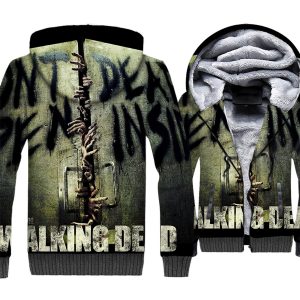 The Walking Dead Jackets - The Walking Dead Series Super Terror Icon Super Cool 3D Fleece Jacket