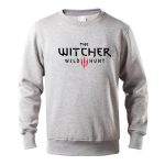 The Witcher 3: Gray Unisex Wild Hunt Geralt Of Rivia Hoodies Sweatshirt