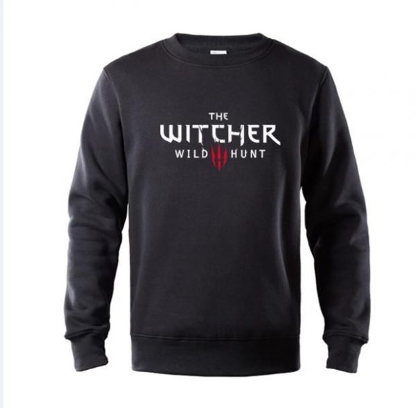 The Witcher 3 Hoodie: Black Unisex Wild Hunt Geralt Of Rivia Hoodies Sweatshirt