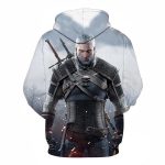 The Witcher 3 Hoodie: Geralt of Rivia Casual Pullover Hoodie