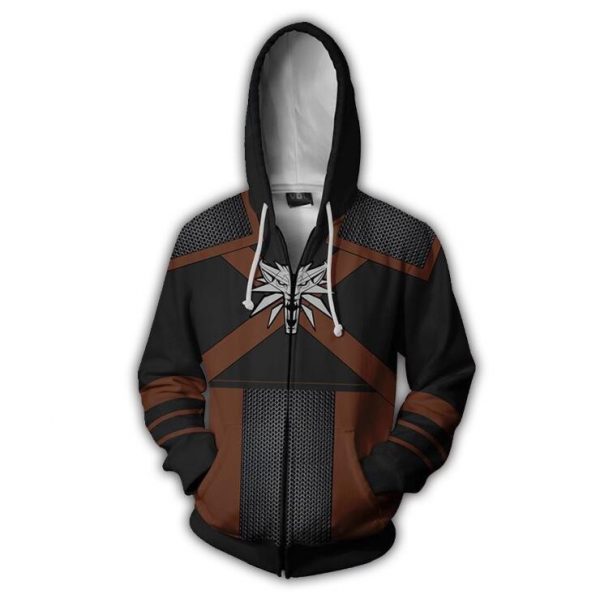 The Witcher 3 Hoodie - Wild Hunt Zip Up Hoodie