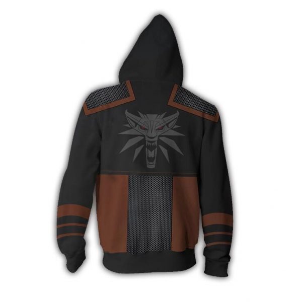The Witcher 3 Hoodie - Wild Hunt Zip Up Hoodie
