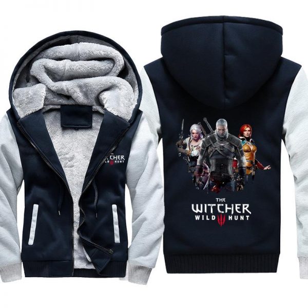 The Witcher 3: Wild Hunt Jackets - Solid Color Geralt The Witcher Super Cool Fleece Jacket