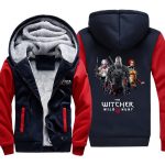 The Witcher 3: Wild Hunt Jackets - Solid Color Geralt The Witcher Super Cool Fleece Jacket