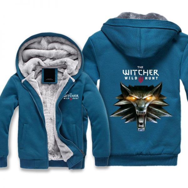 The Witcher 3: Wild Hunt Jackets - Solid Color The Witcher Game Icon Fleece Jacket