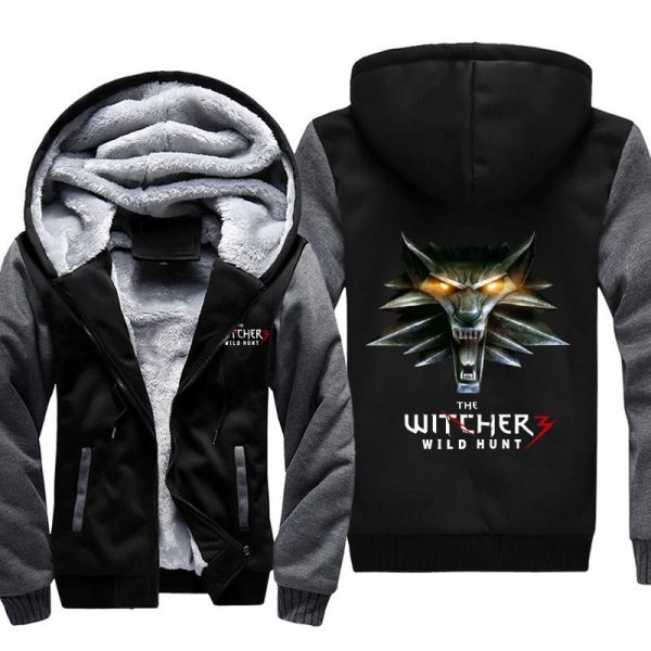 The Witcher 3: Wild Hunt Jackets - Solid Color The Witcher Game Icon Super Cool Fleece Jacket