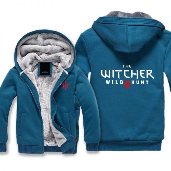 The Witcher 3: Wild Hunt Jackets - Solid Color The Witcher Game Series Logo Super Cool Fleece Jacket