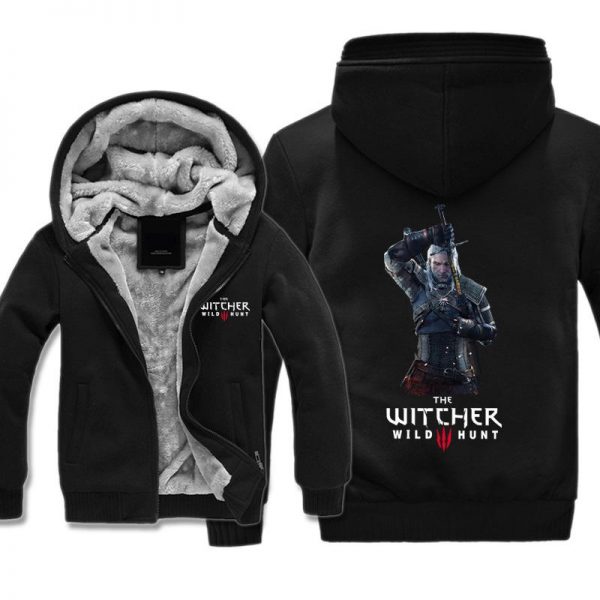 The Witcher 3: Wild Hunt Jackets - Solid Color The Witcher Geralt Game Super Cool Fleece Jacket