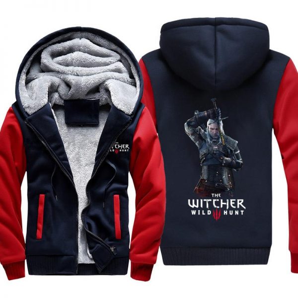 The Witcher 3: Wild Hunt Jackets - Solid Color The Witcher Geralt Game Super Cool Fleece Jacket
