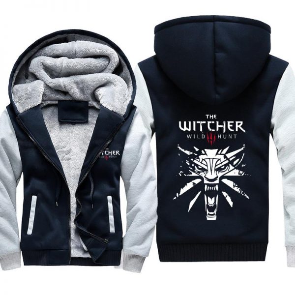 The Witcher 3: Wild Hunt Jackets - Solid Color The Witcher Monster Hunter Super Cool Fleece Jacket
