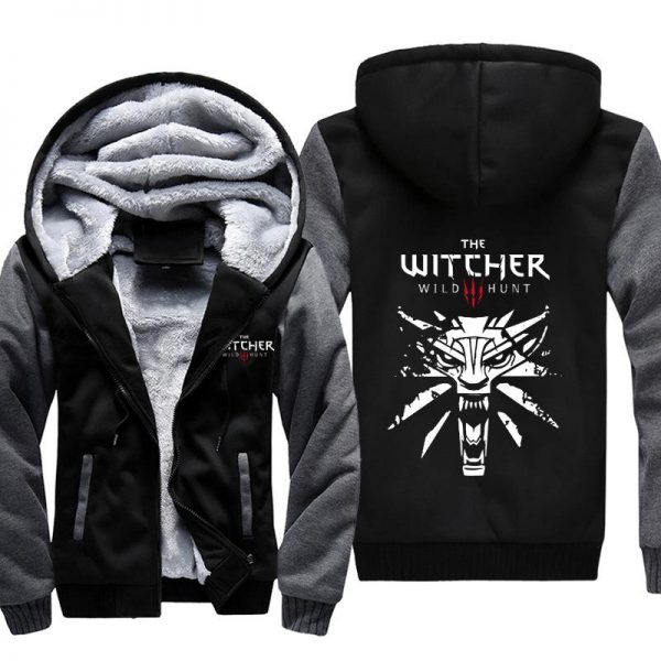 The Witcher 3: Wild Hunt Jackets - Solid Color The Witcher Monster Hunter Super Cool Fleece Jacket