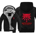 The Witcher 3: Wild Hunt Jackets - Solid Color The Witcher Wolf Head Super Cool Fleece Jacket
