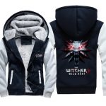 The Witcher 3: Wild Hunt Jackets - Solid Color Wolf Head Super Cool Fleece Jacket