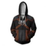 The Witcher 3D Printed Hoodies Geralt Of Rivia Zipper Hoodie