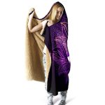 Third Eye Hooded Blanket - Open Eyes Purple Blanket