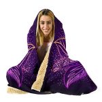 Third Eye Hooded Blanket - Open Eyes Purple Blanket