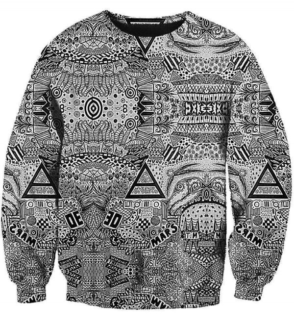 Thirty Seconds To Mars Hoodies - Pullover Grey Hoodie